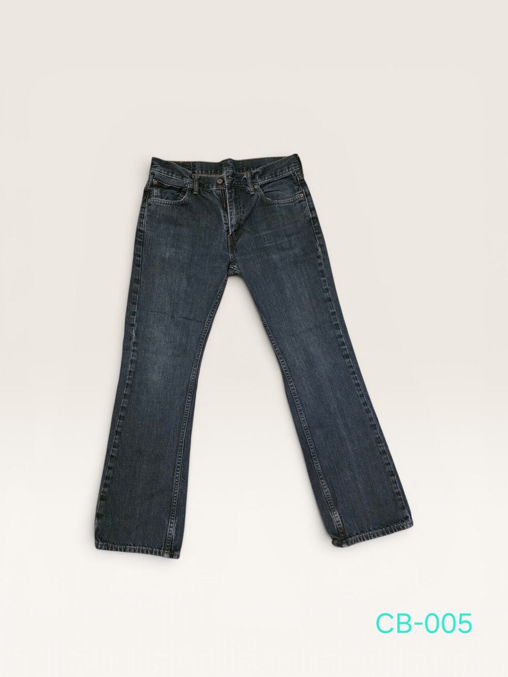Levis 527 slim bootcut mens jeans 33X32 blue denim low rise 05527 CB-005
